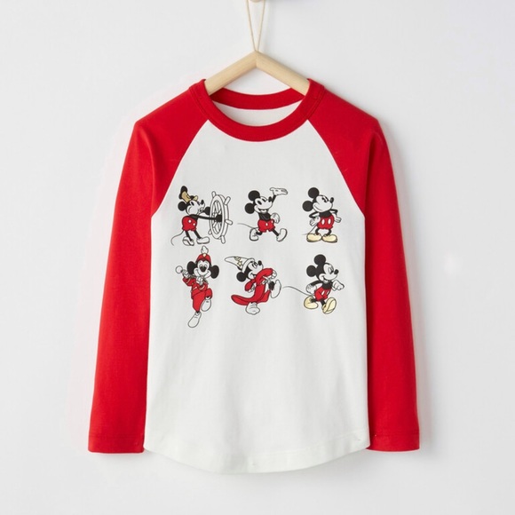 Hanna Andersson Disney Mickey Mouse Baseball Tee - Picture 2 of 2